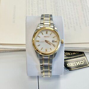 Seiko Women's Two Tone Stainless Watch With Date
